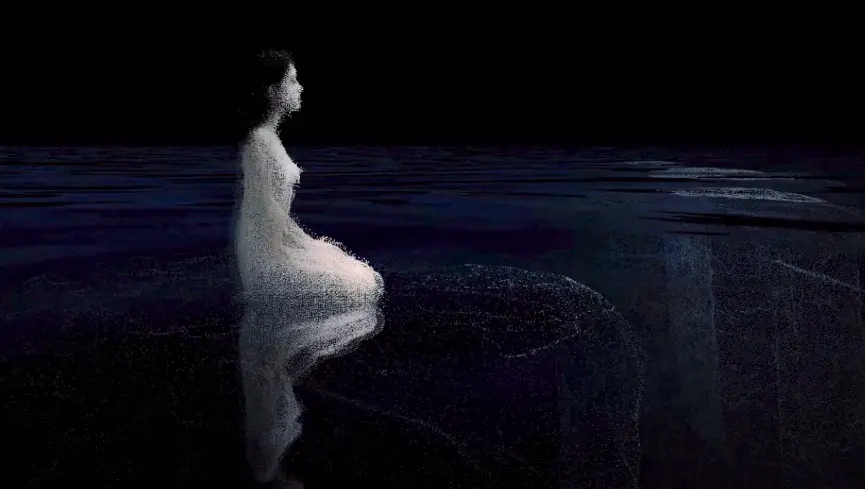 A still from Char's "Devices" show. Image from Char Stiles.