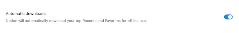 Balancing how Notion downloads and keeps recent pages and favorite pages offline was an early challenge.