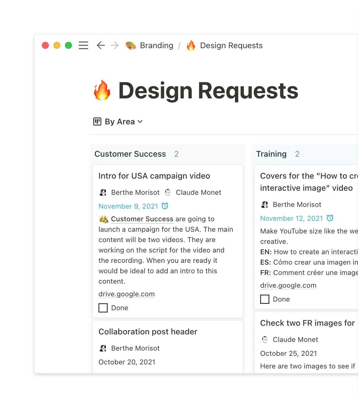 Request, execute, and deliver design requests—all from one place.