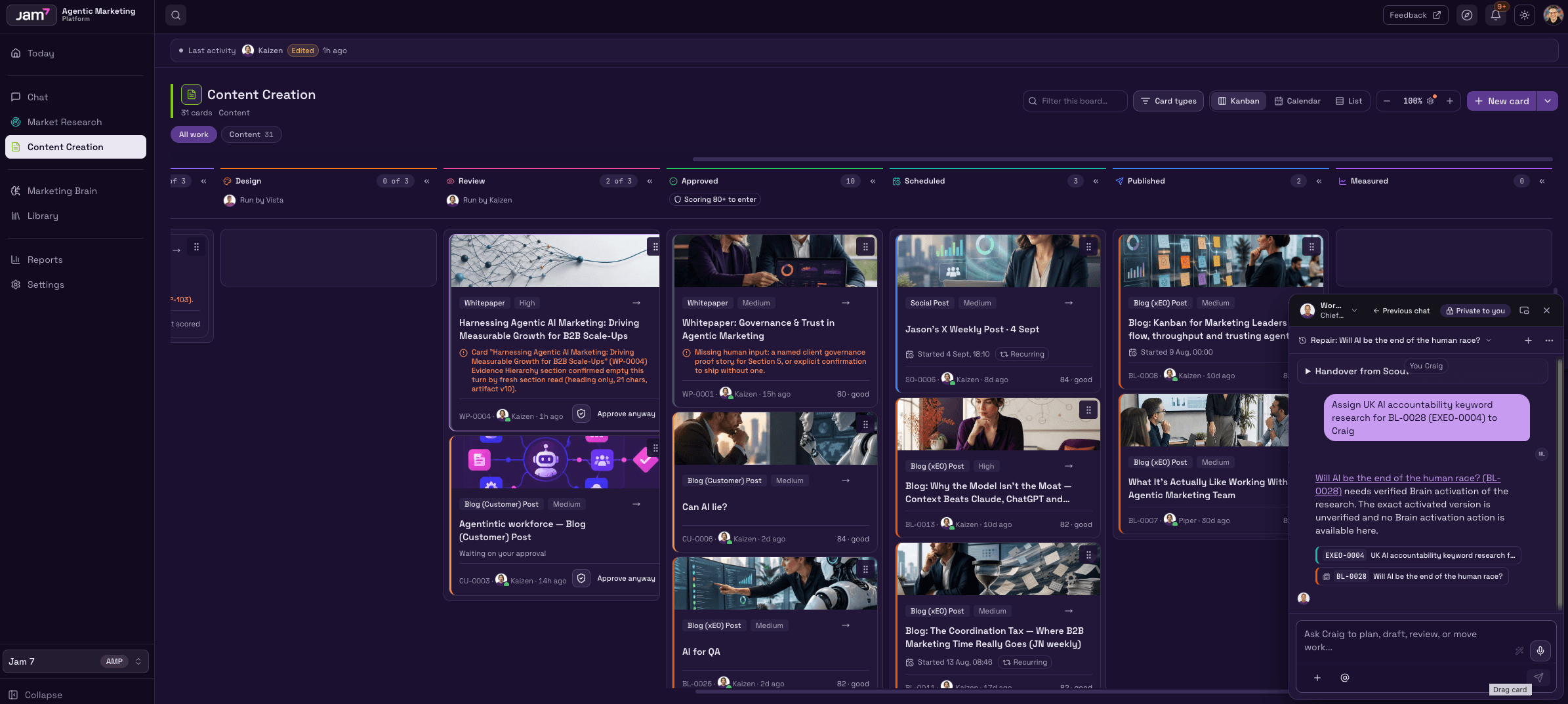 Turn your Notion workspace into your marketing team's brain, with AMP The Agentic Marketing Platform®
