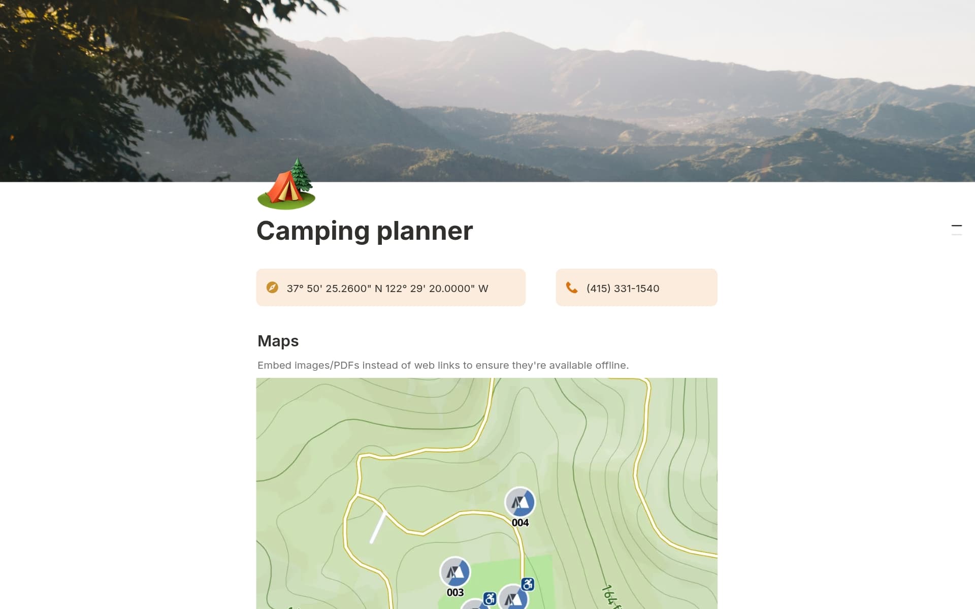 Screenshot of Your digital detox playground collection by Notion